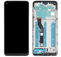 Дисплей Moto G9 Plus XT2087 чорний Екран з сенсором (модуль) + рамка