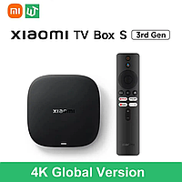 Приставка Smart TV Xiaomi Mi Box S 3rd Gen 4K MDZ-32-AA. Медіаплеєр Смарт ТВ, IP TV.