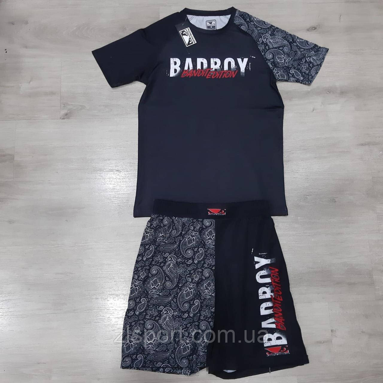 Bad Boy комплект футболка та шорти для тренувань, рашгард