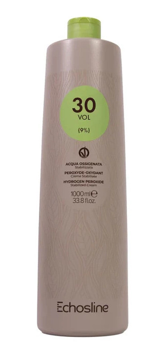 Крем-окислювач - Echosline Hydrogen Peroxide Stabilized Cream 30 vol (9%) 1000мл. (Оригінал), фото 1