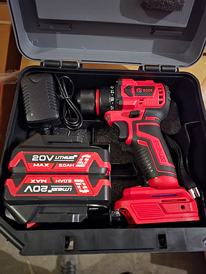 Потужний акумуляторний безщітковий шуруповерт EDON ED-20BL : з АКБ 2-шт 20V 2.0 Ah+ЗП, фото 2