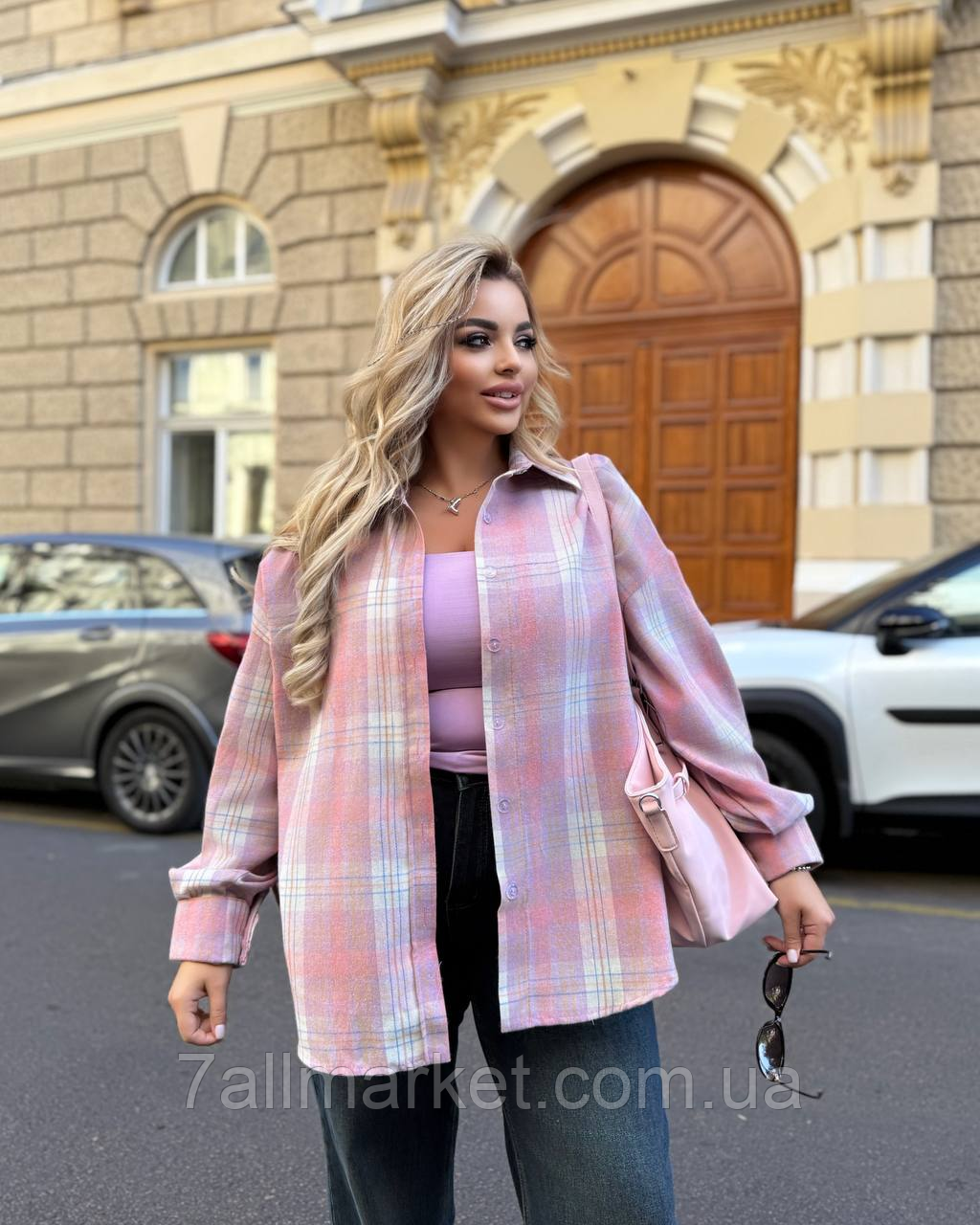 Сорочка жіноча в карту фланель (50-60) (6кв) "MAXIM TREND" недорого від прямого постачальника