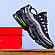 Чоловічі Кросівки Nike Air Max 95 чорні з салатовим і сірим, фото 4