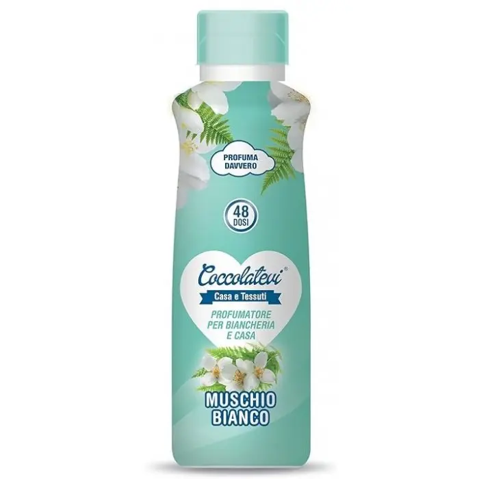 Парфумований засіб для прання та прибирання Coccolatevi Muschio Bianco Білий мускус, 300 мл (48 прань), фото 1