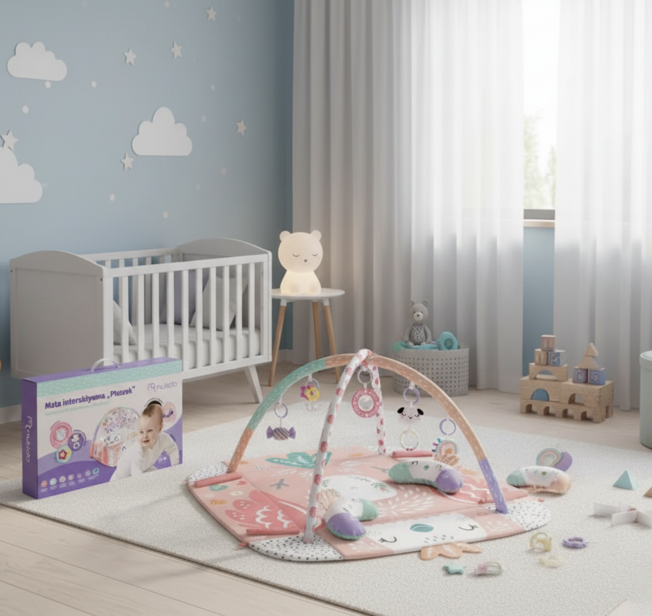 Інтерактивний навчальний килимок для дітей 3 в 1 Nukido 730000, фото 1