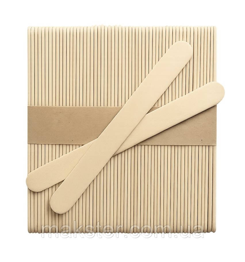 Шпателі дерев'яні вузькі (50 шт.)