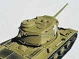 Model - броньований танк ІС-1 зістарений, масштаб 1/87, H0, фото 3