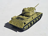 Model - броньований танк ІС-1 зістарений, масштаб 1/87, H0, фото 4