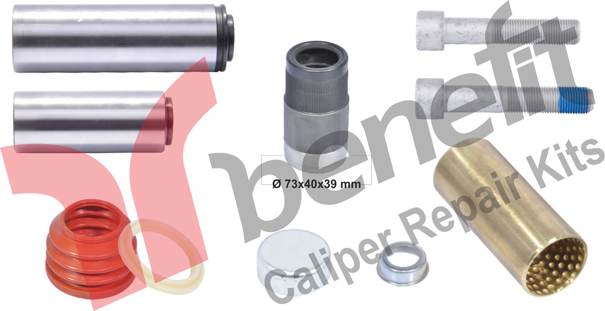 Ремкомплект направляющих супорта DAF, SAF (Knorr SN6-SN7) вир-во BENEFIT, фото 1