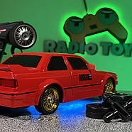 Дрифт машинка BMW Е30 на радіокеруванні Червона | Машинка для дрифту БМВ на радіоуправлінні | На акумуляторі, фото 4