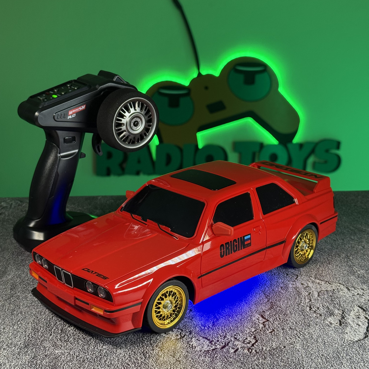 Дрифт машинка BMW Е30 на радіокеруванні Червона | Машинка для дрифту БМВ на радіоуправлінні | На акумуляторі, фото 1