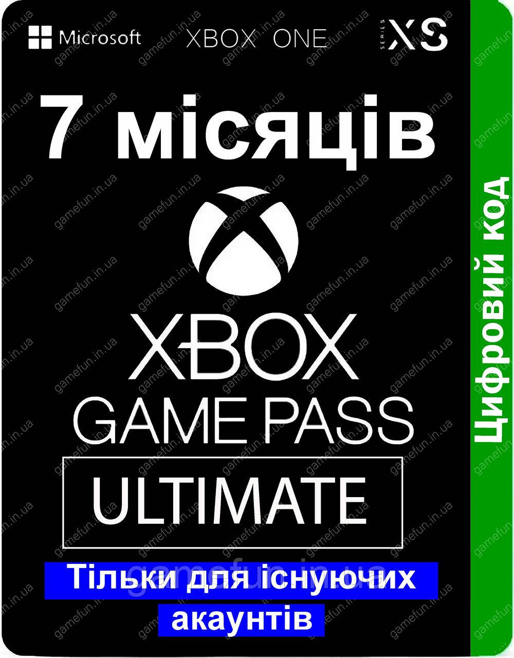 Xbox Game Pass Ultimate 7 місяців | Xbox One | Xbox Series S | Windows (цифровий код) (Продовження), фото 1