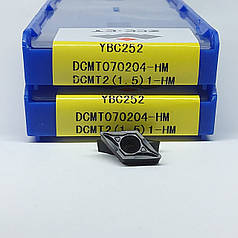 DCMT070204-HM YBC252 ZCC.CT (Сталь) Твердосплавна пластина