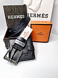 Подарунковий набір Hermes (Ремінь + Гаманець), фото 3