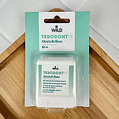 Зубна нитка TEBODONT з маслом чайного дерева і фторидом натрію 50 м