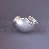 Косинець різьбовий нержавіючий DN80 (3") вн/зовн різьба BSPP, н/ж сталь AISI304, 90°, Class 150