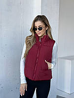 Жіноча тепла жилетка демісезон, фото 10