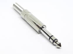 Штекер Jack 6.3мм металевий стерео