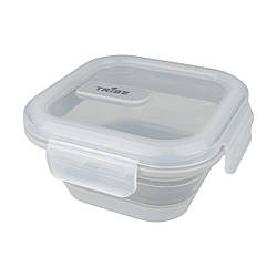 Контейнер Tribe Collapsible Container 500 мл силіконовий T-FF-0027, grey