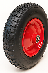 Колесо на тачку 4.00-6 під вісь 12 мм пневматичне