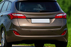 Кромка багажника (SW, нерж) для Hyundai I-30 2012-2017 рр
