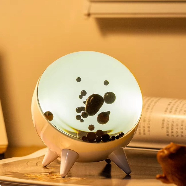 Лампа з магнітною рідиною, що реагує на звук (Ferrofluid Music Rhythm Lamp)