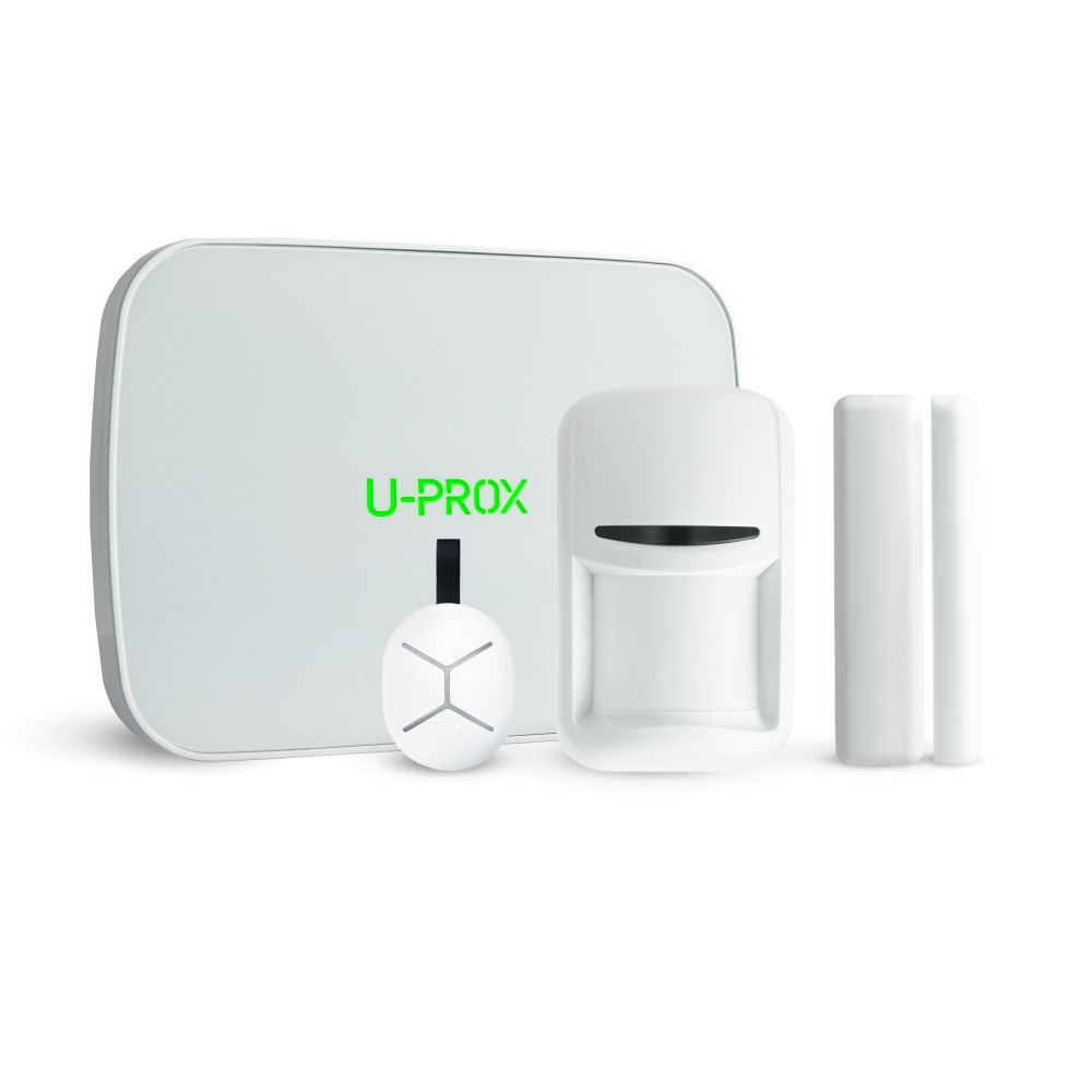 Комплект бездротової охоронної сигналізації U-Prox MPX LE KF kit White, фото 1