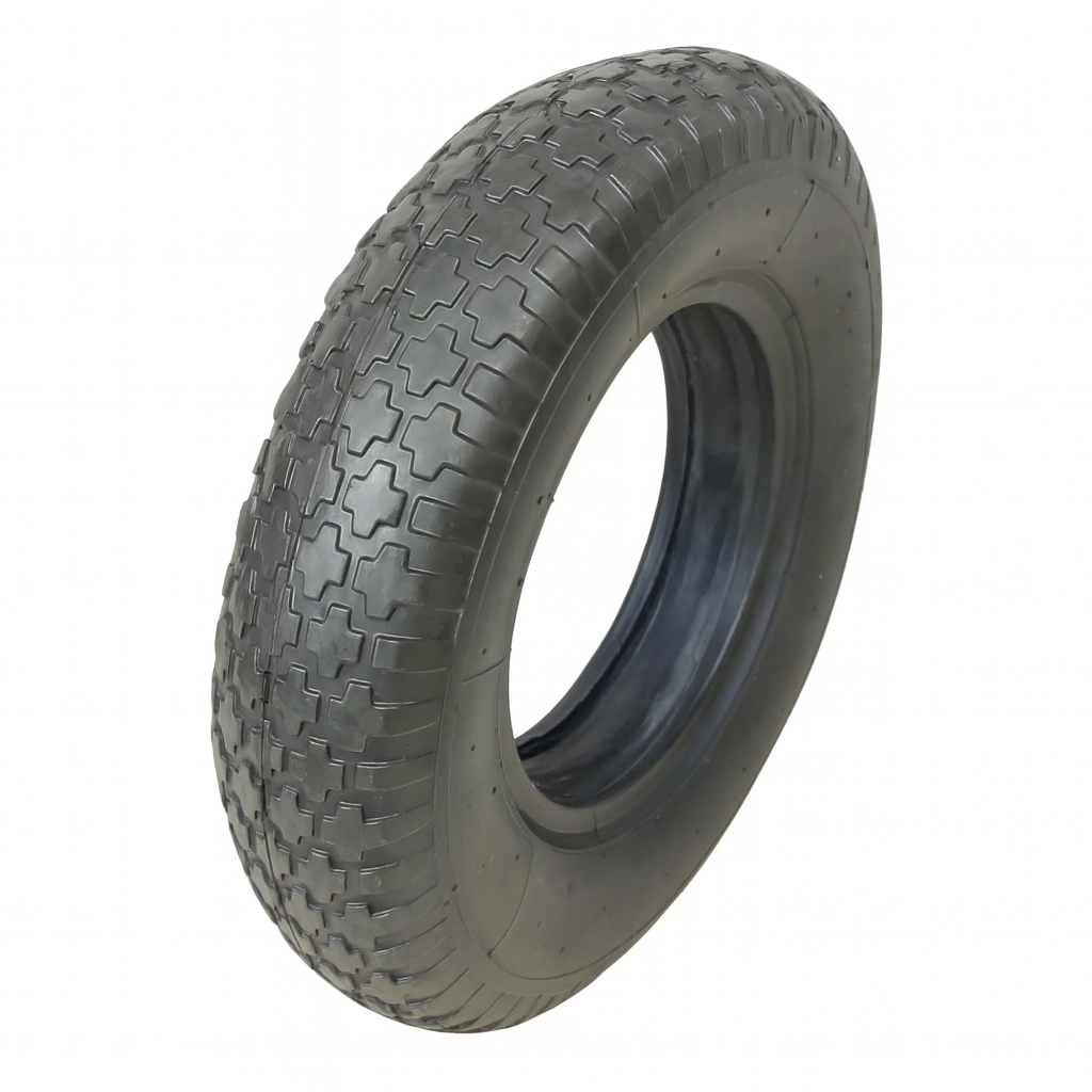 Покришка 4.00-8 із камерою для тачки 4PR, фото 1