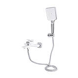 Змішувач для ванни Qtap Presto (з душовим гарнітуром) QTPRE259CRW45579 Chrome/White, фото 3