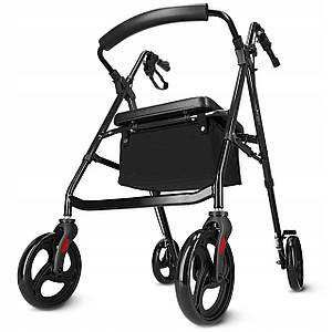 Ролер для ходьби 4FIZJO складаний, із сумкою Black (P-5905973406475)