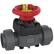 Мембранний вентиль Praher T7 з муфтовим закінченням, (PN12.5, d63 мм)