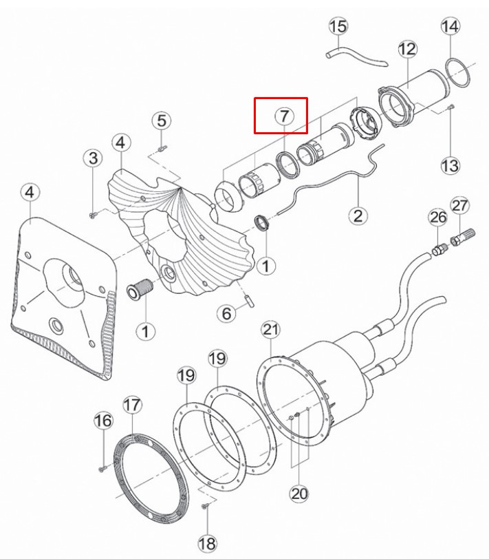 Сопло протитечії Kripsol RUSS0007.00R