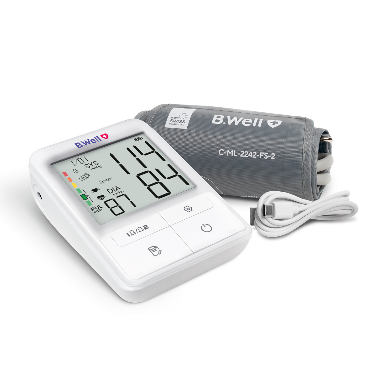 Автоматичний тонометр B.Well MED-51 з адаптером
