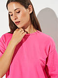Футболка жіноча оверсайз 25/Ж584-24 S рожевий, фото 2