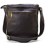 Чоловіча шкіряна сумка через плече GC-1811-4lx TARWA коричнева, фото 2
