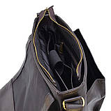 Чоловіча шкіряна сумка через плече GC-1811-4lx TARWA коричнева, фото 3