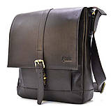 Чоловіча шкіряна сумка через плече GC-1811-4lx TARWA коричнева, фото 4