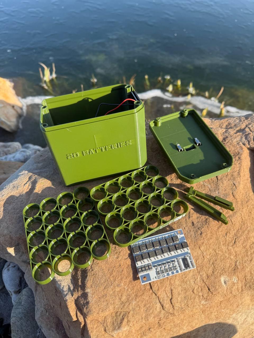 Корпус аккумулятора Dnipro-M на 20 батарейок ВЕСЬ КОМПЛЕКТ, фото 1