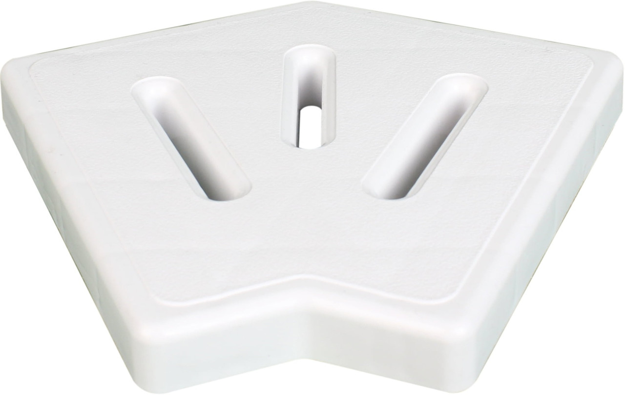 Кутовий елемент Aquaviva KP HKE24 для переливної решітки 45° 195х22 мм