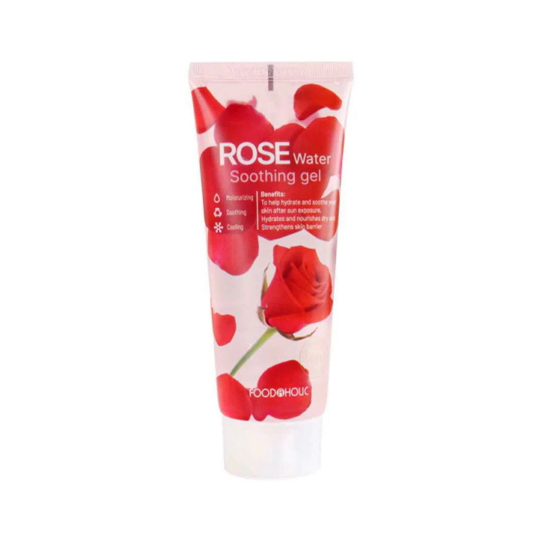 Заспокійливий гель з рожевою водою Foodaholic Rose Water Soothing Gel 100 мл, фото 1