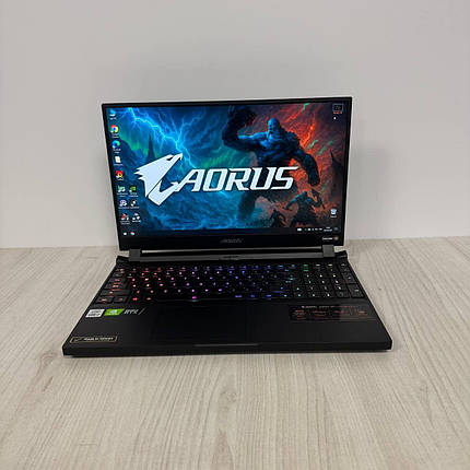 Б/в Ігровий ноутбук Б-клас Gigabyte Aorus 15G YC 15.6" 1920x1080| i7-10870H| 16GB RAM| 1000GB SSD NVMe| RTX 3080 16GB, фото 1