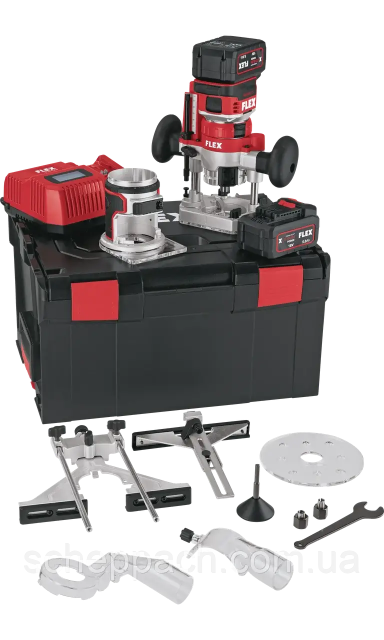Фрезер кромковий акумуляторний FLEX CER 18.0-EC/5.0-Set, фото 1