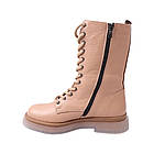 Черевики жіночі Trio бежеві натуральна шкіра, 36, фото 2