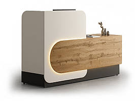 Офисная стойка ресепшн "Сканди", 180х120х62 cм Ташута  (51-51105-01)