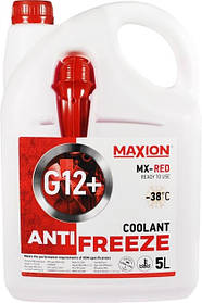 Антифриз MAXION 5L G12+ -38°C RED