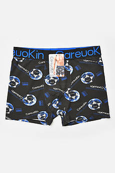 Боксери чоловічі чорного кольору з принтом 205920M