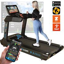 Бігова доріжка електрична THUNDER ZION-TFT-BLACK, фото 5