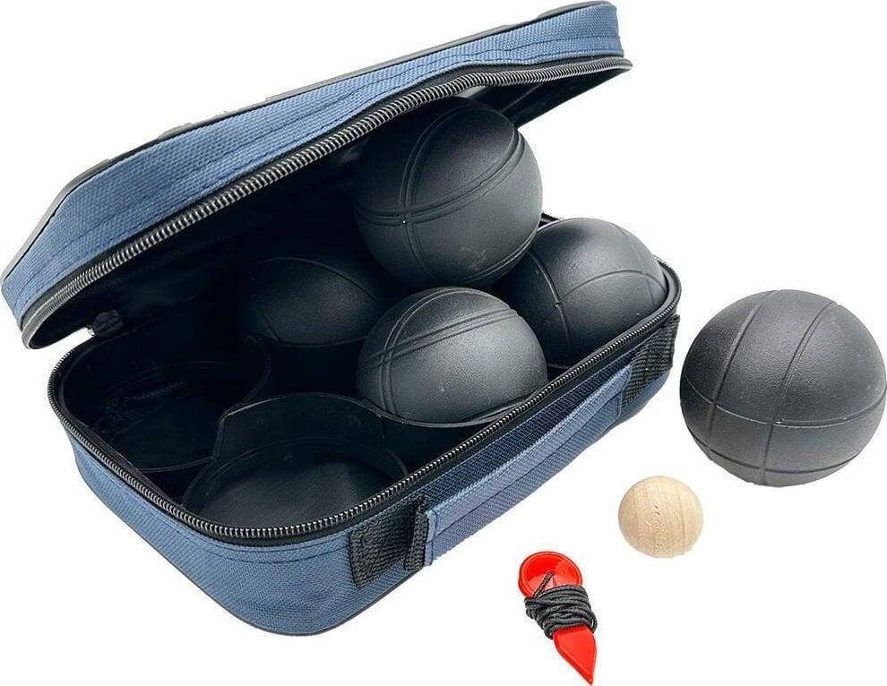 М'ячі для гри в петанк Enero Pro з чохлом, чорні, фото 1