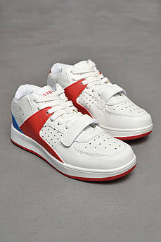 Кросівки підліток для хлопчика білого кольору 205876M