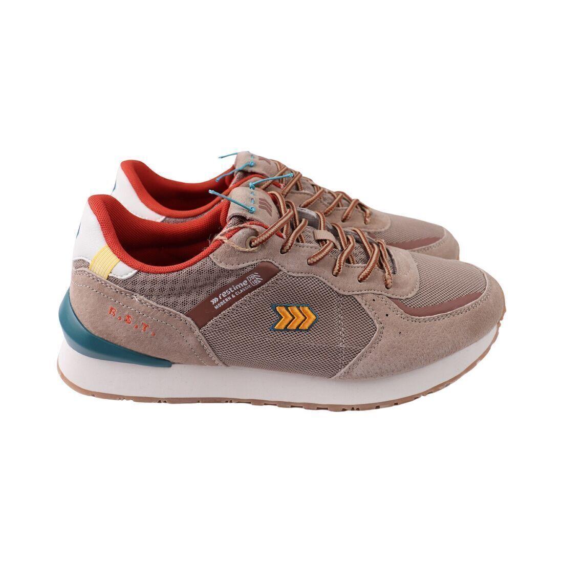 Кросівки чоловічі Restime бежеві текстиль, 44, фото 1